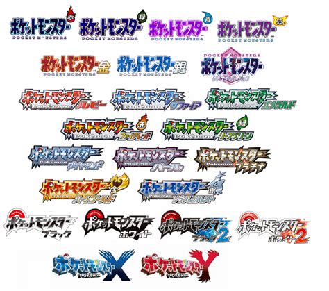 Evolution of the Pokémon logo : r/gaming