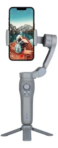 Gimbal Estabilizador Dobr Veis Port Til Para Celular Vertical