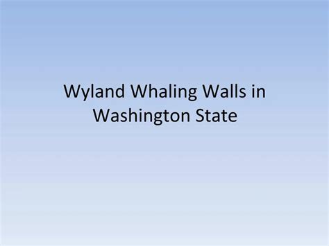 Ppt Wyland Whaling Walls In Washington State Powerpoint Presentation
