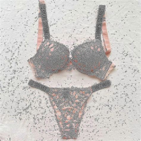 Lingerie Comfort Women Set Push Up Bra 39 S Lingerie Set Female 2 Piece Underwear Fruugo UK