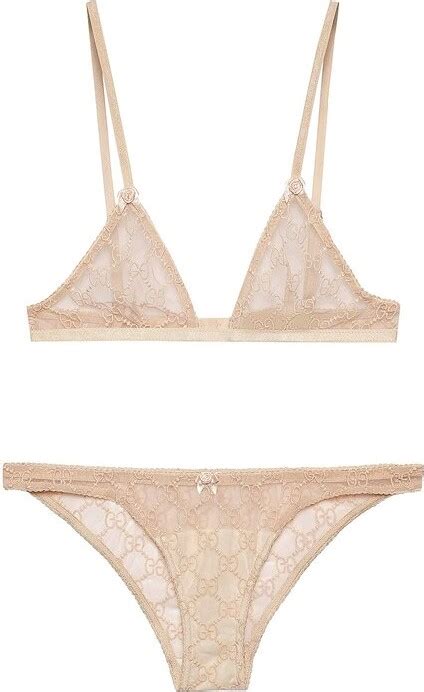 Gucci Gg Tulle Lingerie Set Shopstyle Chemises