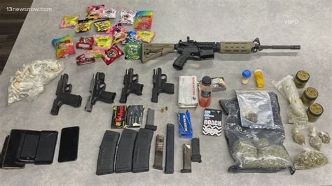 VBPD Shares Photo Of Gun Drug Bust 13newsnow