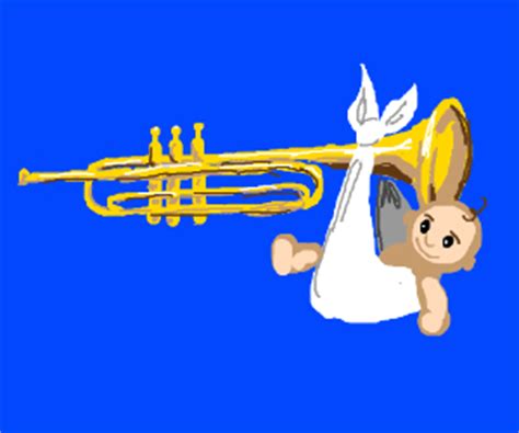 Donald Duck plays trumpet - Drawception