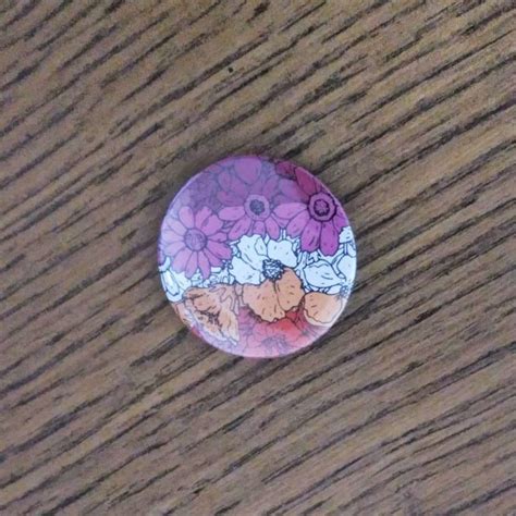 Lesbian Flowers Pride Badge New Flag Etsy