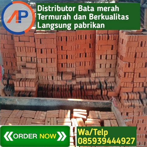 Jual Batu Bata Merah Jumbo Tebal Cm Free Ongkir Kota Serang Pd