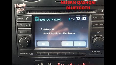 NISSAN QASHQAI J10 BLUETOOTH CONNECTION HD - YouTube