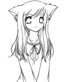 Раскраски Котики Аниме распечатать бесплатно в формате А4 | RaskraskA4.ru