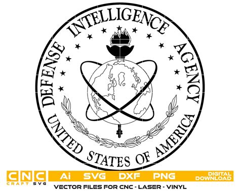 United States Of America Defense Intelligence Agency Logo Vector Art