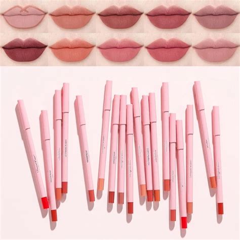 Long Wear Velvety Nude Lip Liner Set Lip Liner Pencil Lipstick Lip Gloss Eur Picclick Fr