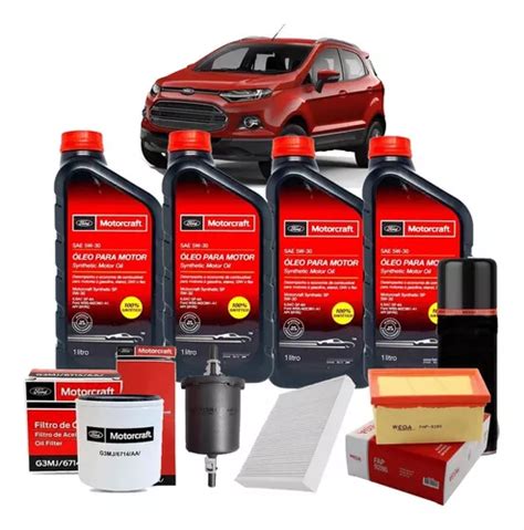 Kit Troca De Oleo Ford Motorcraft 5w30 Ford New Fiesta 15 Parcelamento Sem Juros