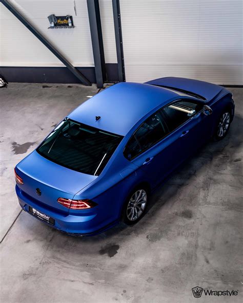 Volkswagen Passat Night Blue Wrap Wrapstyle