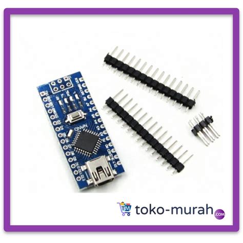 Jual Arduino Nano ATMega328P Atmega 328 Plus Kabel Data Belum Disolder