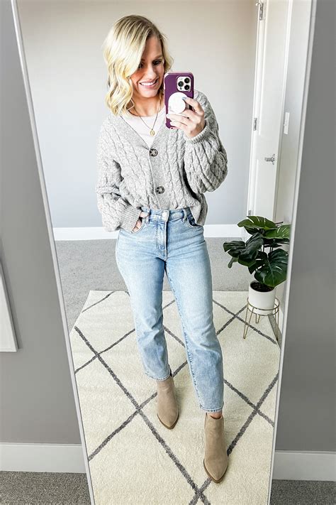 How To Style Straight Leg Jeans In Winter Thrifty Wife Happy Life