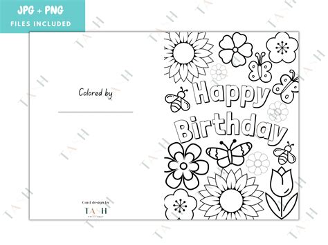 coloring birthday cards printable 5
