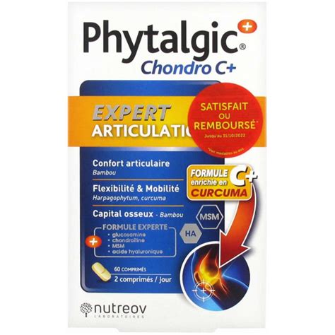 Nutreov Phytalgic Chondro C+ Expert Articulations 60 Comprimés Pas Cher ...