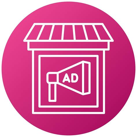 store ads icon style  vector art  vecteezy