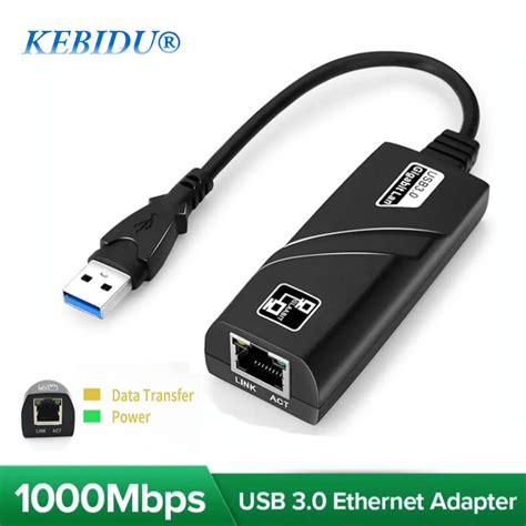 Купить 10/100/1000 Мбит/с USB 3,0 Тип C к Rj45 Lan Ethernet-адаптер ...