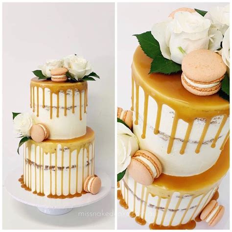 Emily Jordan Celebrated Their Engagement In Style With This Gorgeous Tier Semi Naked Salted