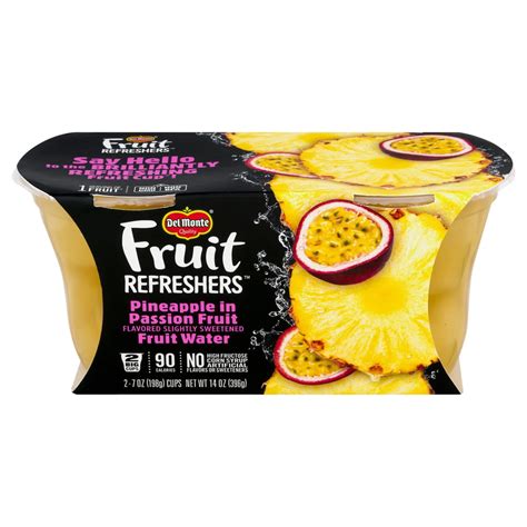 Del Monte Fruit Refreshers Pineapple In Passion Fruit Water Shop