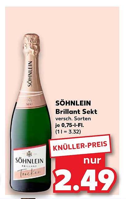 Söhnlein Brillant Sekt Angebot bei Kaufland