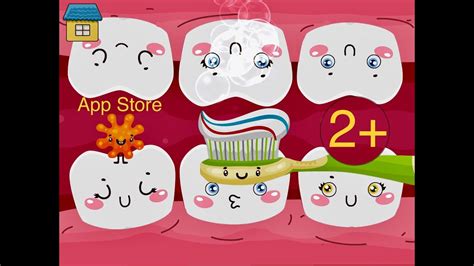 ️ Смешные зубки. Веселая игра про зубы для самых маленьких. - YouTube