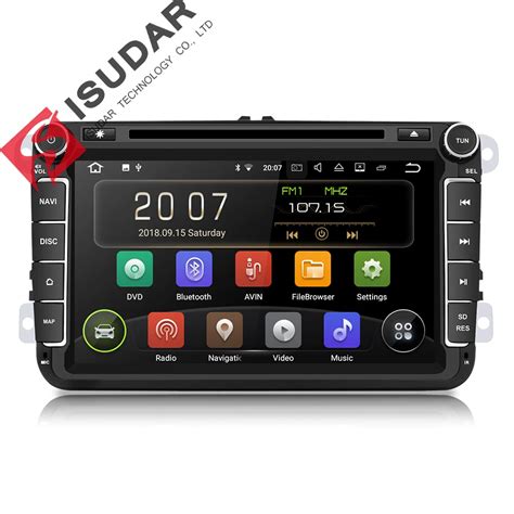 Isudar Car Multimedia Player Android 8.1 2 Din Auto DVD For Volkswagen ...