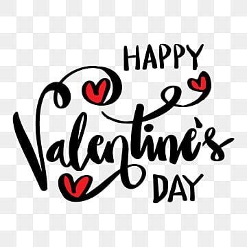 feliz  de san valentin letras  mano png dibujos  de san