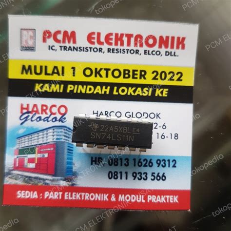 Jual Ic Ttl 7411 7411n 74ls11 Jakarta Barat Pcm Elektronik Pusat