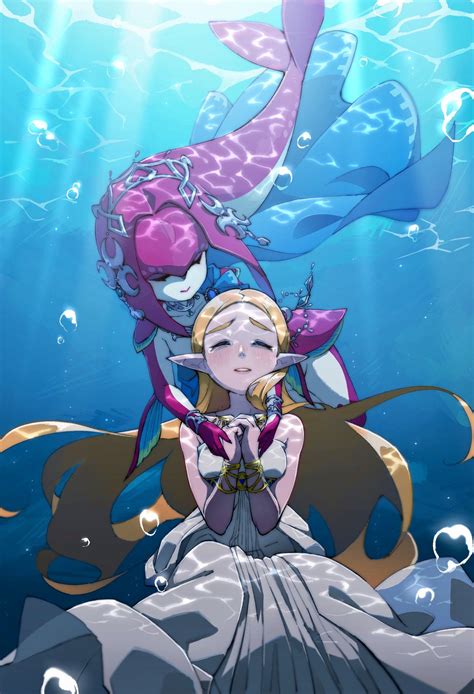 Mipha And Zelda Legend Of Zelda Memes Legend Of Zelda Breath Breath Of