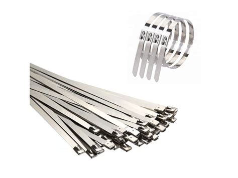 Stainless Steel Metal Zip Ties —