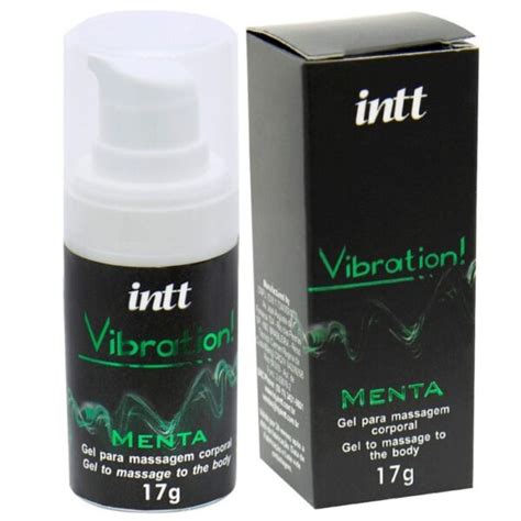 Vibration Gel Excitante Aromático g INTT Menta Sex shop Loja Pimenta