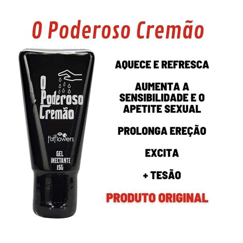 O PODEROSO CREMÃO SENSIBILIZADOR MASCULINO 15G Sex Shop Produtos Eróticos Shopee Brasil