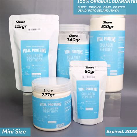 Jual Vital Proteins Collagen Peptides Unflavored 227gr 340gr 510gr
