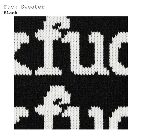 Fuck Sweater spring summer Supreme トップス