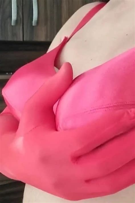 Sexy Vs Red Satin Bra C Cup Caressing Boobs Shemale Amateur Porn By Faphouse Xhamster