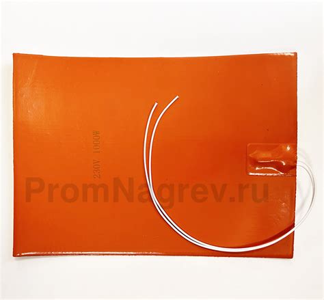 Купить плоский силиконовый нагреватель 500x250 мм, 1000 Вт/230 В ...