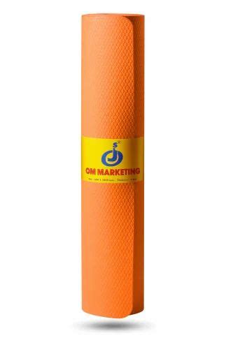 Orange Yoga Mat 4mm At Rs 190piece In Jaipur Id 27044061130