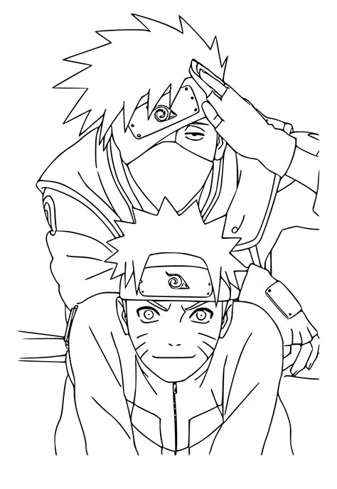 Δωρεάν Εκτυπώσιμη Σελίδα Ζωγραφικησ Naruto Οι Φιλοι Φύλλο και Εικόνα