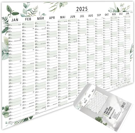 Heaven Paper Calendrier Mural Annuel Format A Grand Pli