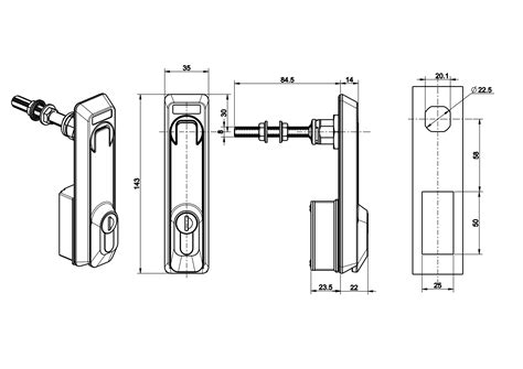 swing handle stainless steel key lockable cl crown connections