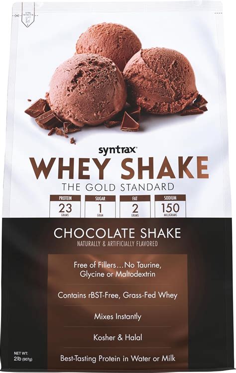Amazon.com: Syntrax Nutrition Whey Shake Protein Powder, Cold Filtered ...