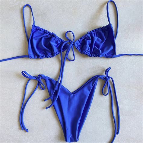 Linmoua Swim Suits For Women Bikini Sets For Women Adjustable Sexy