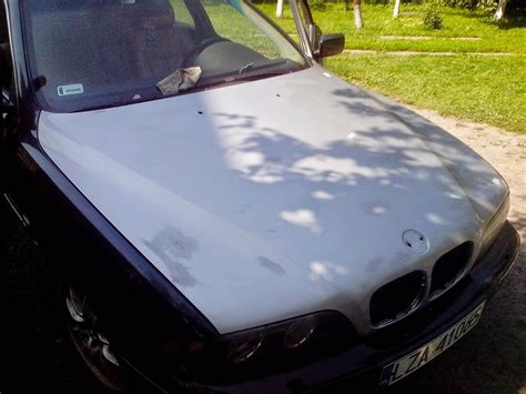 Автовініл: Поклейка капоту карбоном на BMW E39