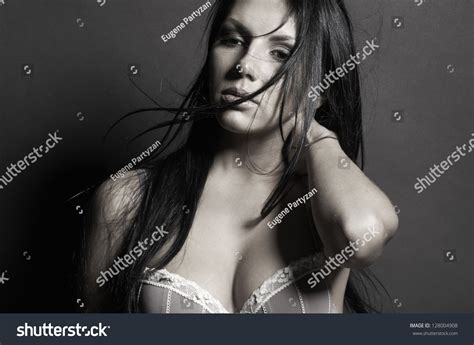 Beauty Brunette Sexy Woman Stock Photo 128004908 Shutterstock