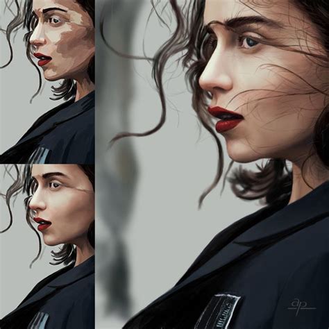 Emilia Clare Emiliaclare Gameofthrone Dragon Poitrait