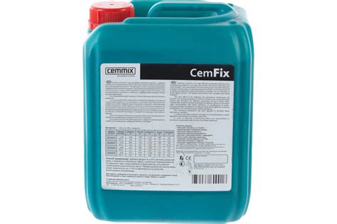Ускоритель набора прочности Cemmix CemFix 5 л 206773 - выгодная цена ...