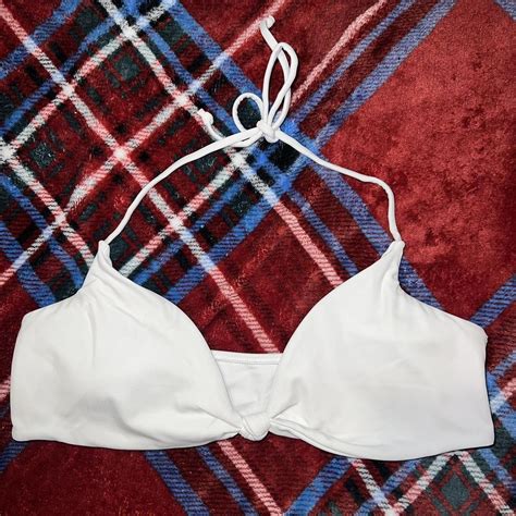 Pacsun Women S White Bikini And Tankini Tops Depop