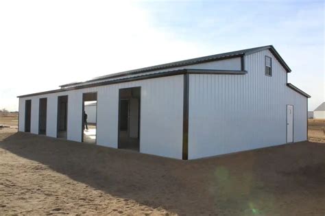 Metal Horse Barn Silverline Structures