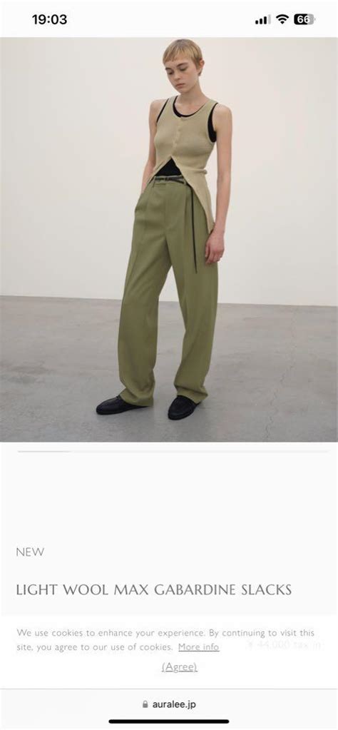 Light Wool Max Gabardine Slacks サイズ0 By メルカリ