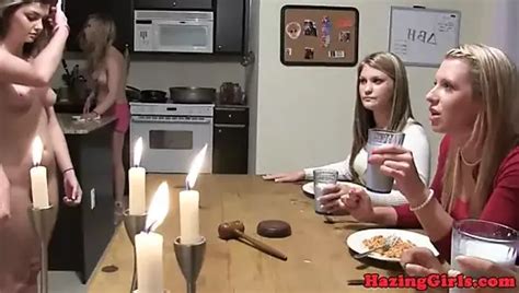 Teen Hazed Les Throating Dildo In Sorority XHamster